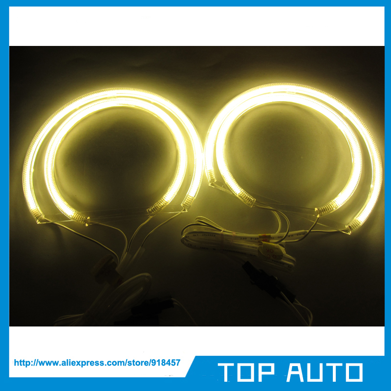 BMW E53 / X5 1,999 2,004 ̸  3000K  / Ȳ CCFL õ   Ʈ ŰƮ Ϸ   DRL/3000K Yellow/Amber CCFL Angel Eyes Headlight Kit Halo Ring Lamp